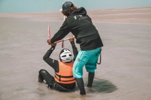 Pilotage du kitesurf